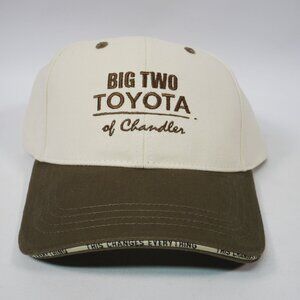 Big Two Toyota Of Chandler Baseball Cap Tan/Brown NEW